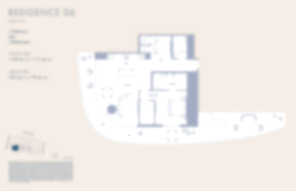 Blurred preview of Residence Line 06 — request the full plan.